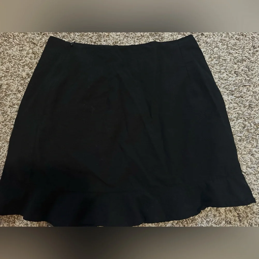 SHEIN 100% Cotton Ruffle Hem Mini Skirt - Women’s Size Small - Picture 4 of 6